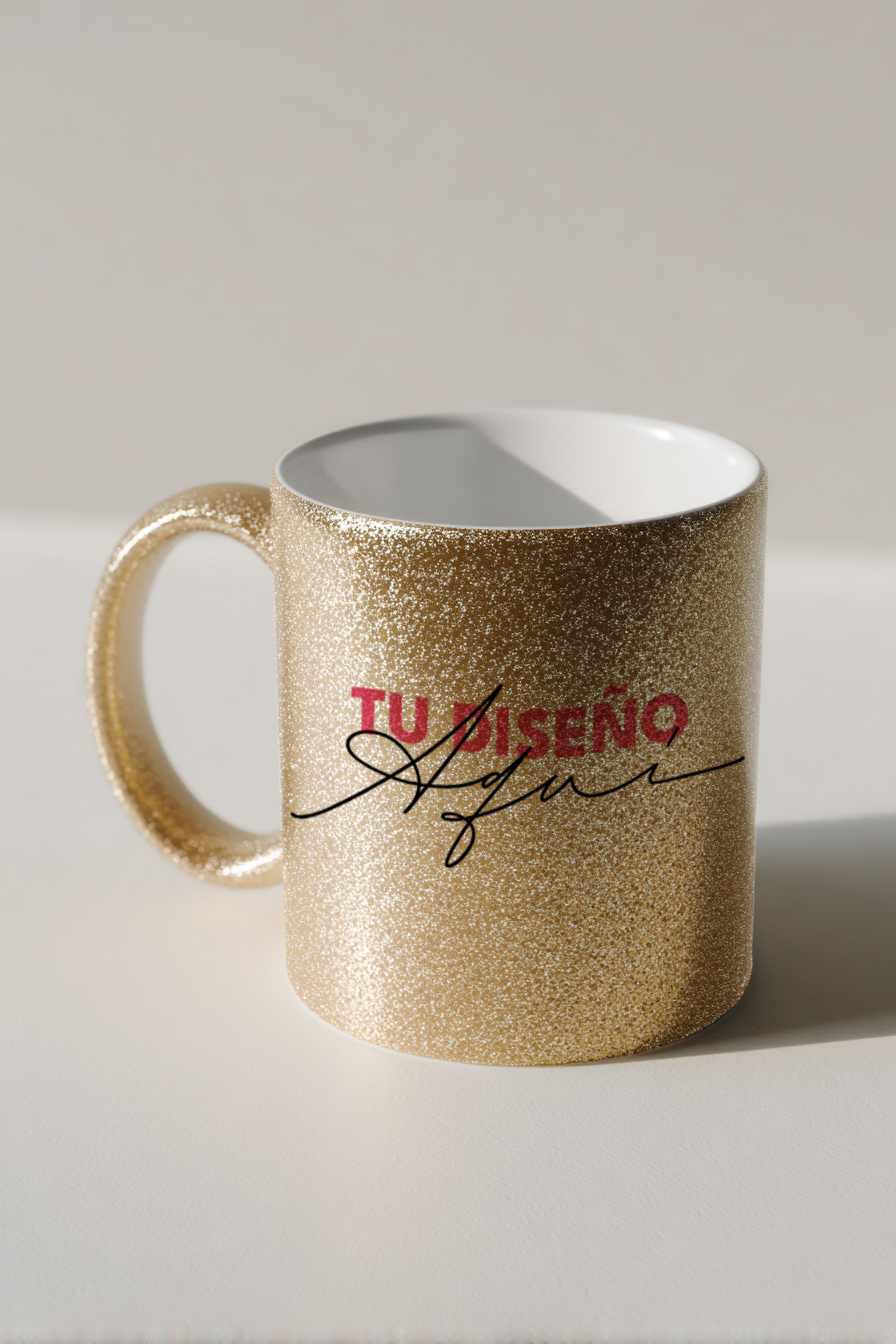 Taza escarchada personalizada