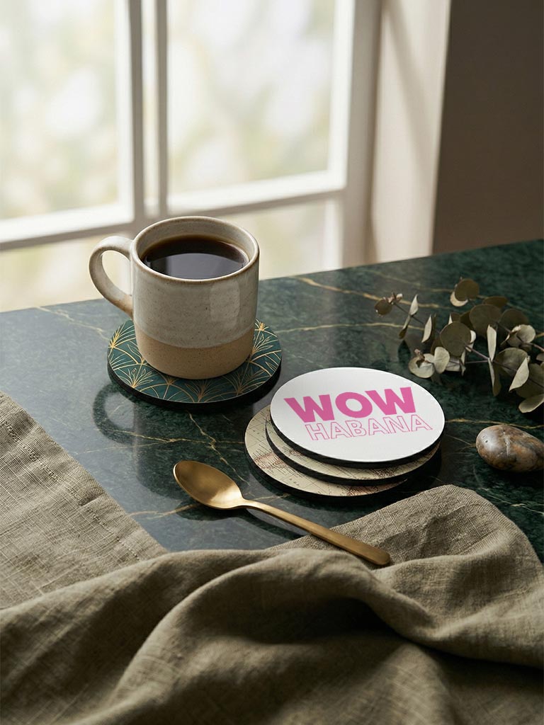 Portavasos redondo antideslizante personalizable