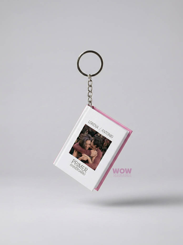 Minibook llavero personalizado tu Álbum de fotos