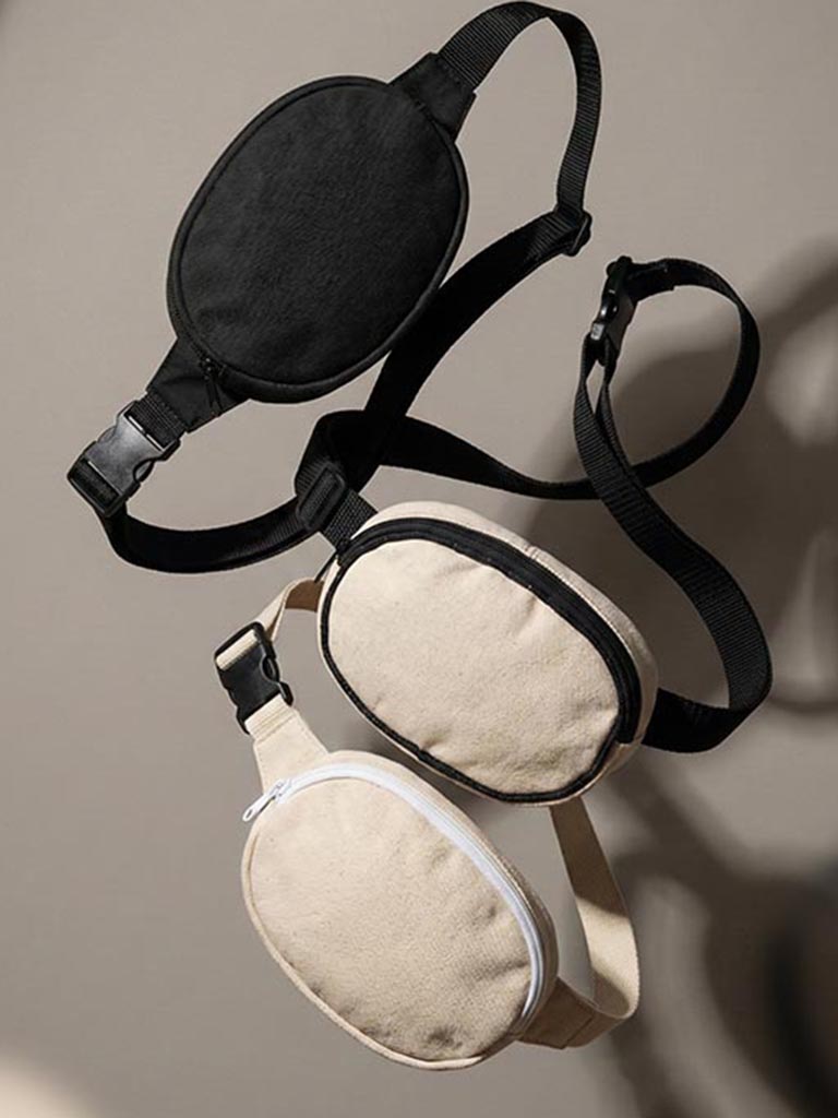 Cangurera ovalada lienzo personalizada