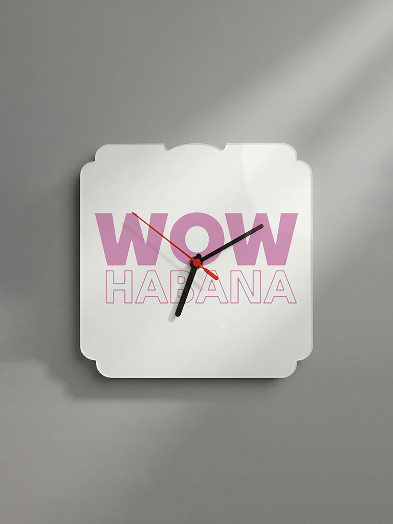 Reloj cuadrado  diseño personalizado